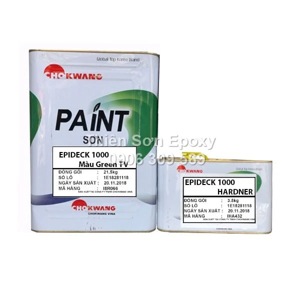 Chokwang Sơn Epoxy Epideck 1000 | Tự San Phẳng